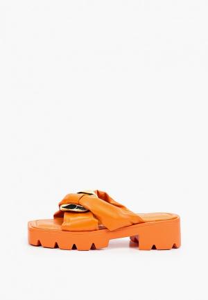Сабо Sweet Shoes. Цвет: оранжевый