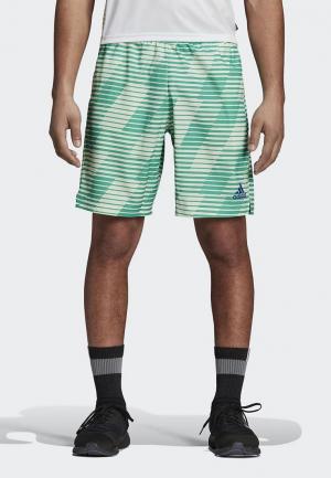 Шорты спортивные adidas. Цвет: зеленый
