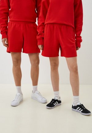Шорты спортивные adidas Originals. Цвет: красный